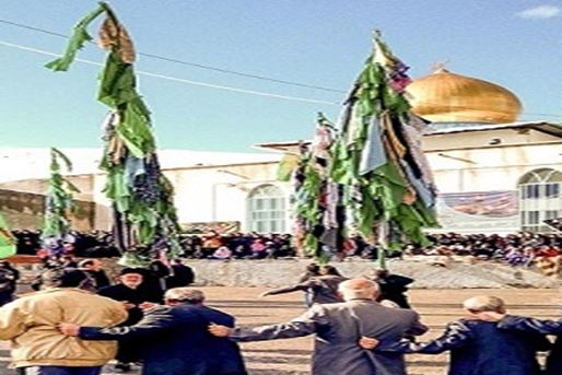 Siyəhsəran kəndində keçirilən ələm gəzdirmə mərasimi, Kərbala şəhidlərinə ehtiramın ifadəsidir.